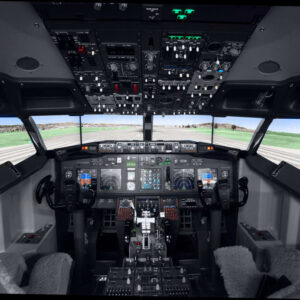 Boeing 737-800 Flight Simulator Flight Deck