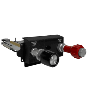 Single Engine Throttle/Mixture Vernier Controls