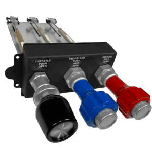Single Engine Throttle/Prop/Mixture Vernier Controls