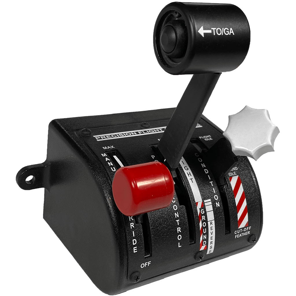 Single Engine Turboprop Override / Power / Condition PC12 Style (GA Button)